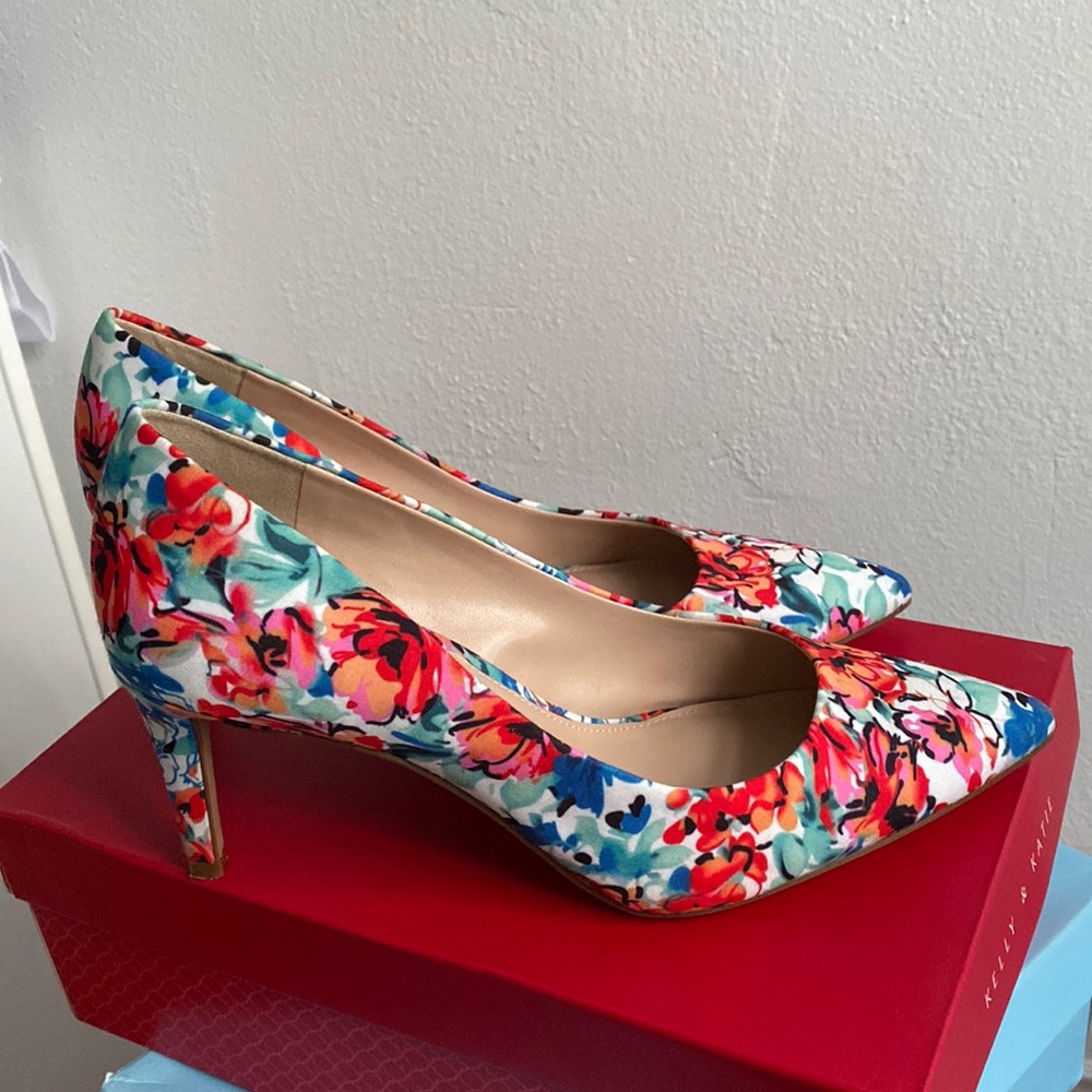 Floral heels